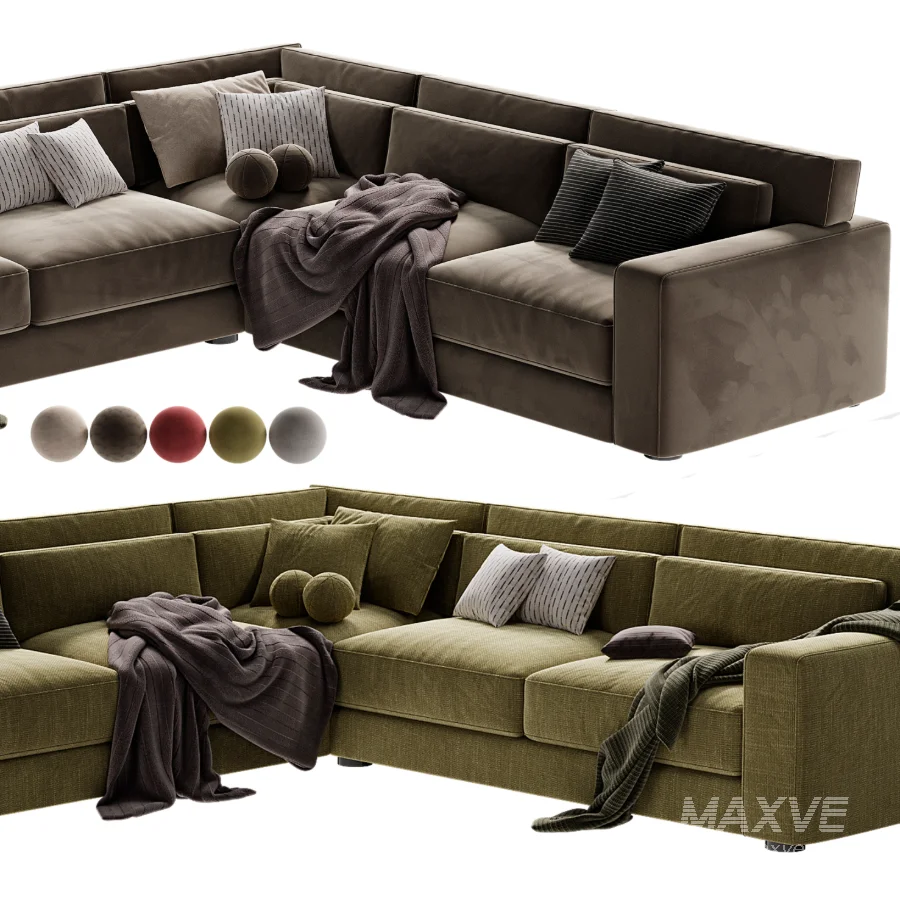 Retreat 3 Piece L Shaped Sectional Sofa - Image 1