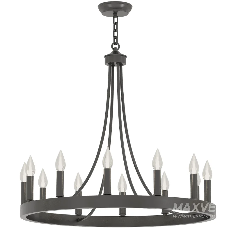 Hendon Wagon Chandelier - Image 5