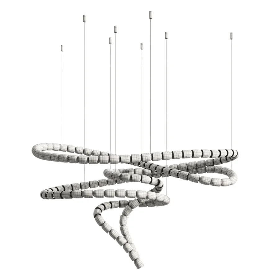 Gabriel Spiral LED Chandelier - Image 6