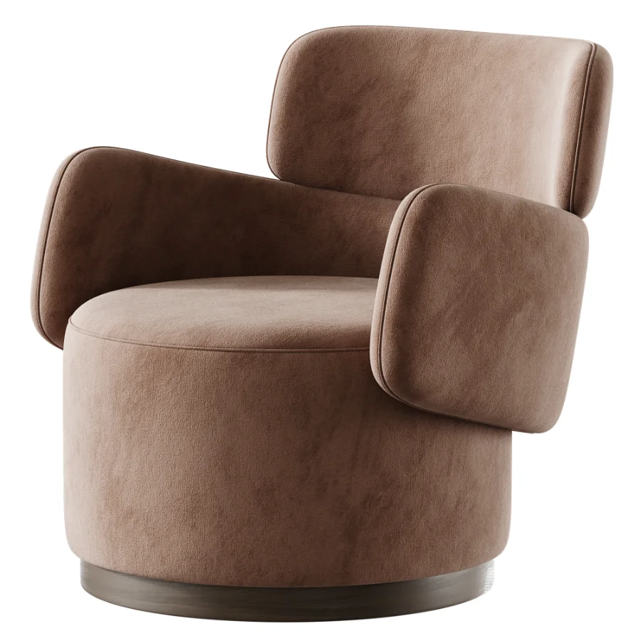 Boris soft enveloping armchair - Image 3