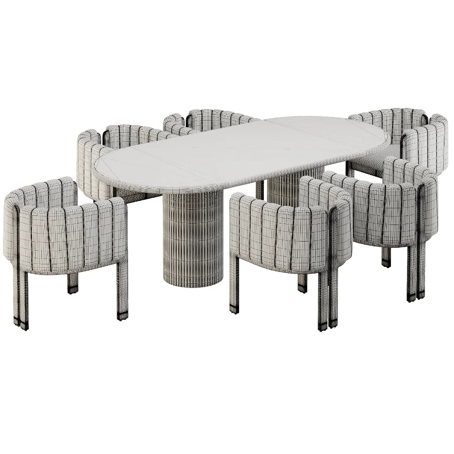 Dinning chair and table382 - Image 3