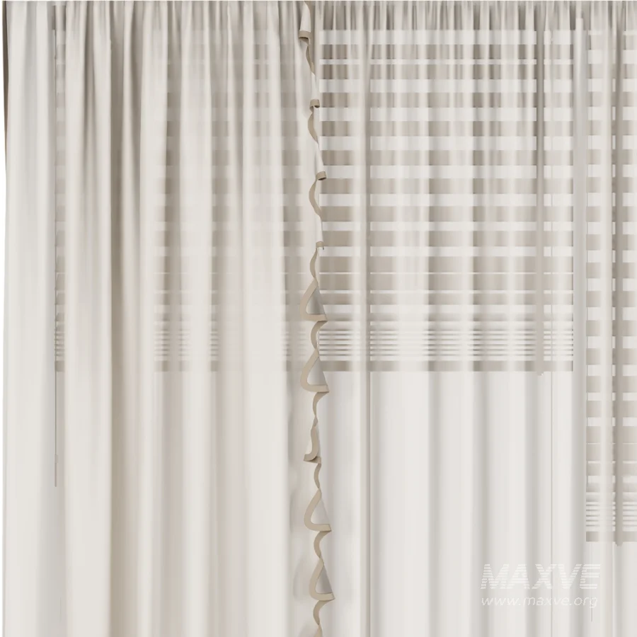 Silk and Cotton Curtain Set 127 - Image 3