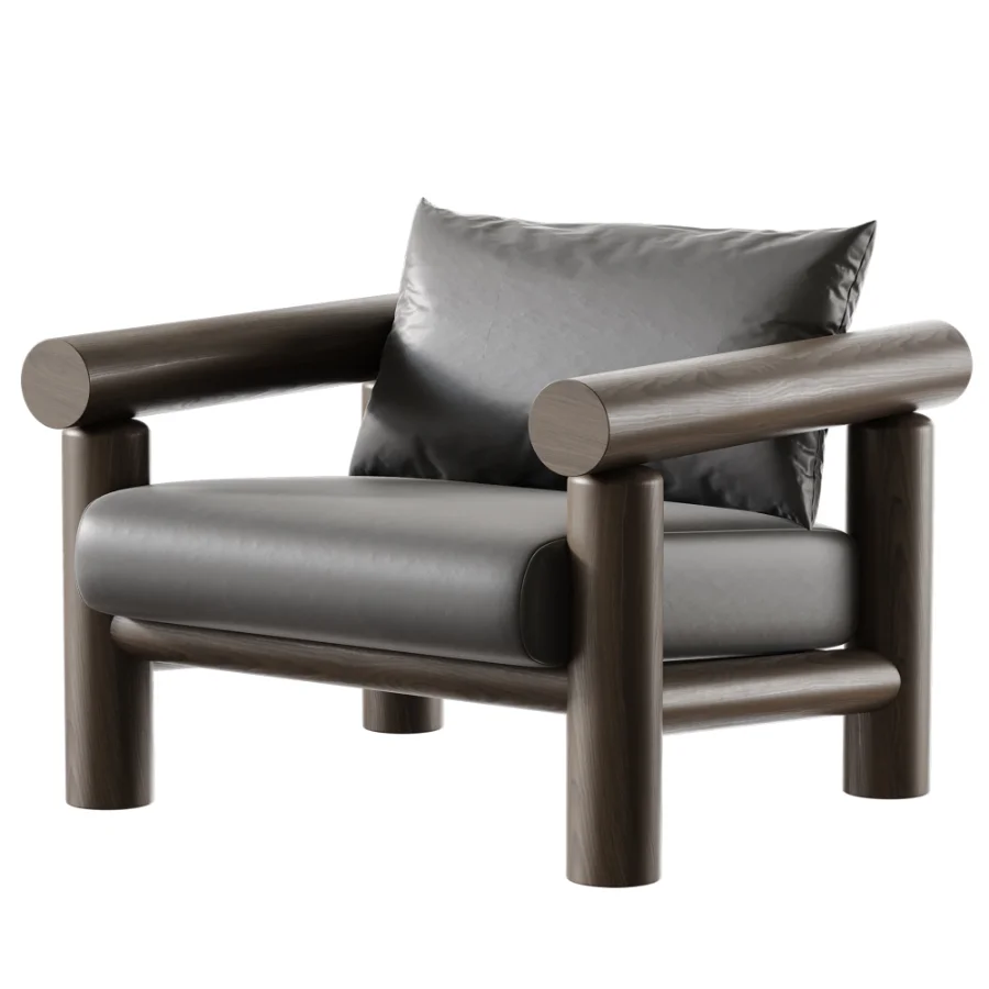 Oxford Wood Armchair - Image 4