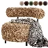 Naduvi Miley Velvet Right Cremekleurig Sofa - Thumbnail 7