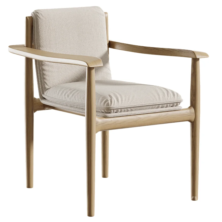 Giorgetti Kumiki Small Armchair Dining Chair - Image 4