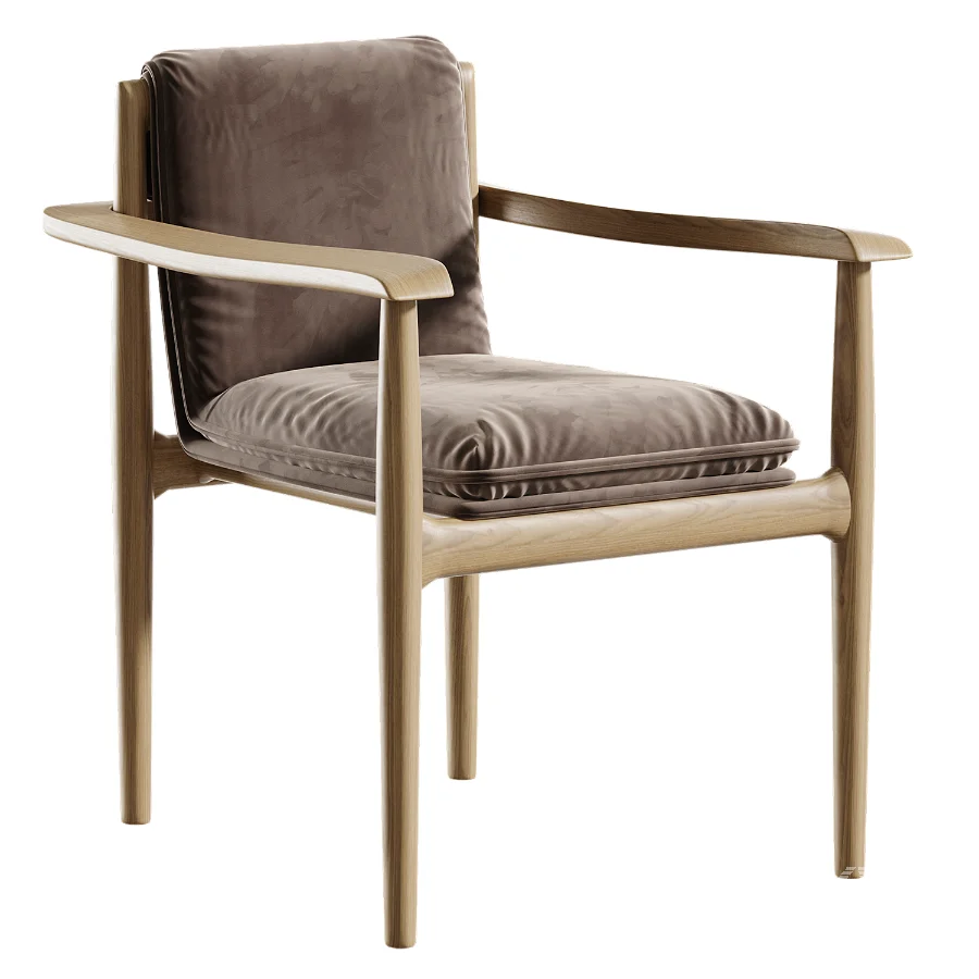 Giorgetti Kumiki Small Armchair Dining Chair - Image 1