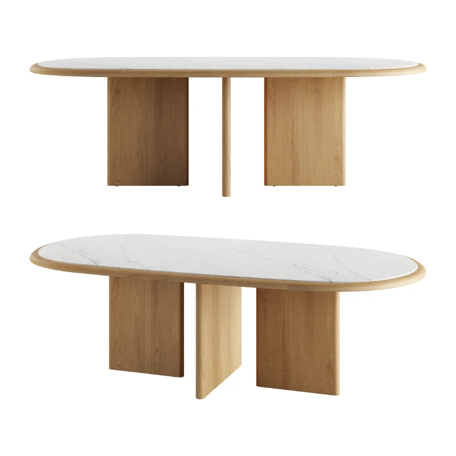 SUISEKI Oval Table by Riva1920 - Image 4