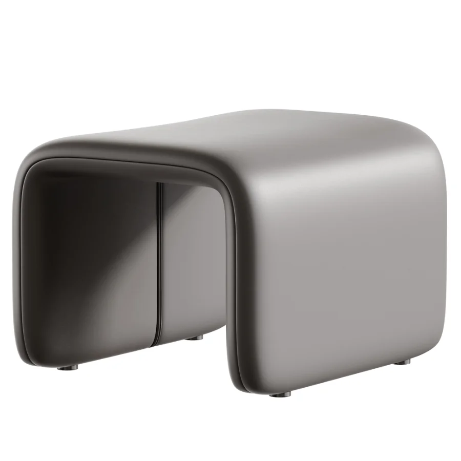 Etcetera Footstool Creme White - Image 2
