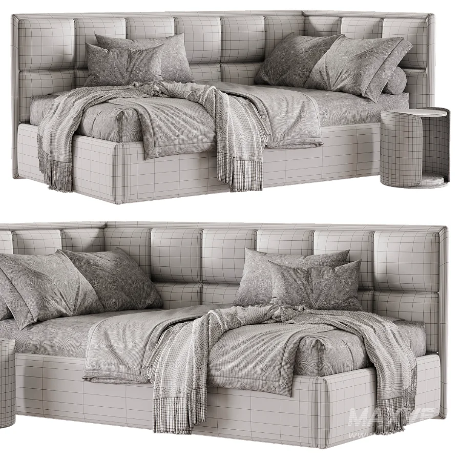 Childrens upholstered bed - Image 5