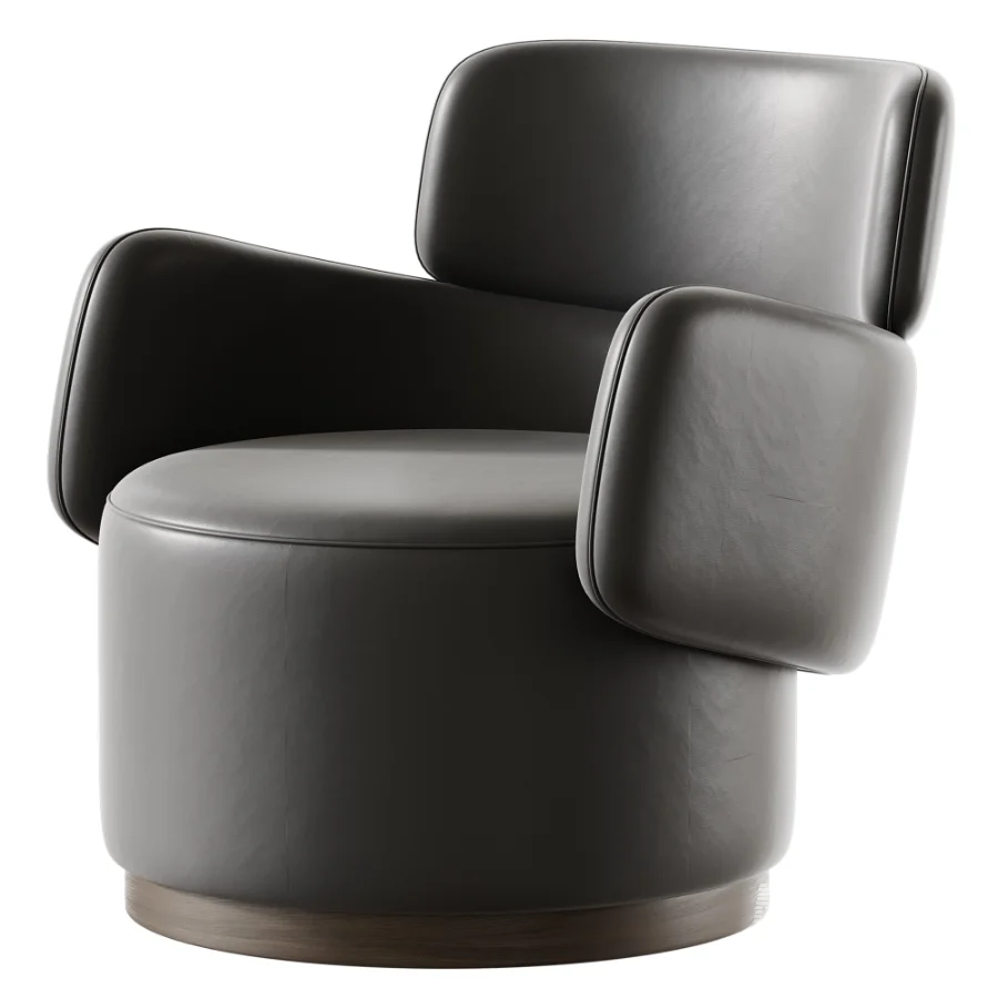 Boris soft enveloping armchair - Image 4