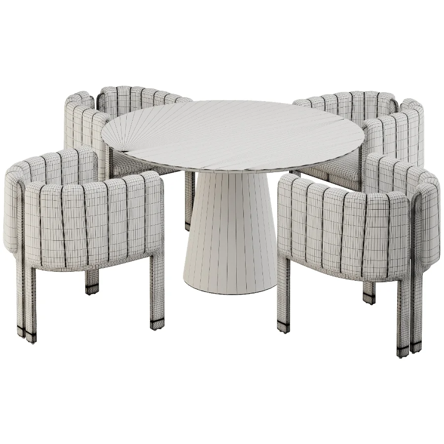 Dinning chair and table383 - Image 3