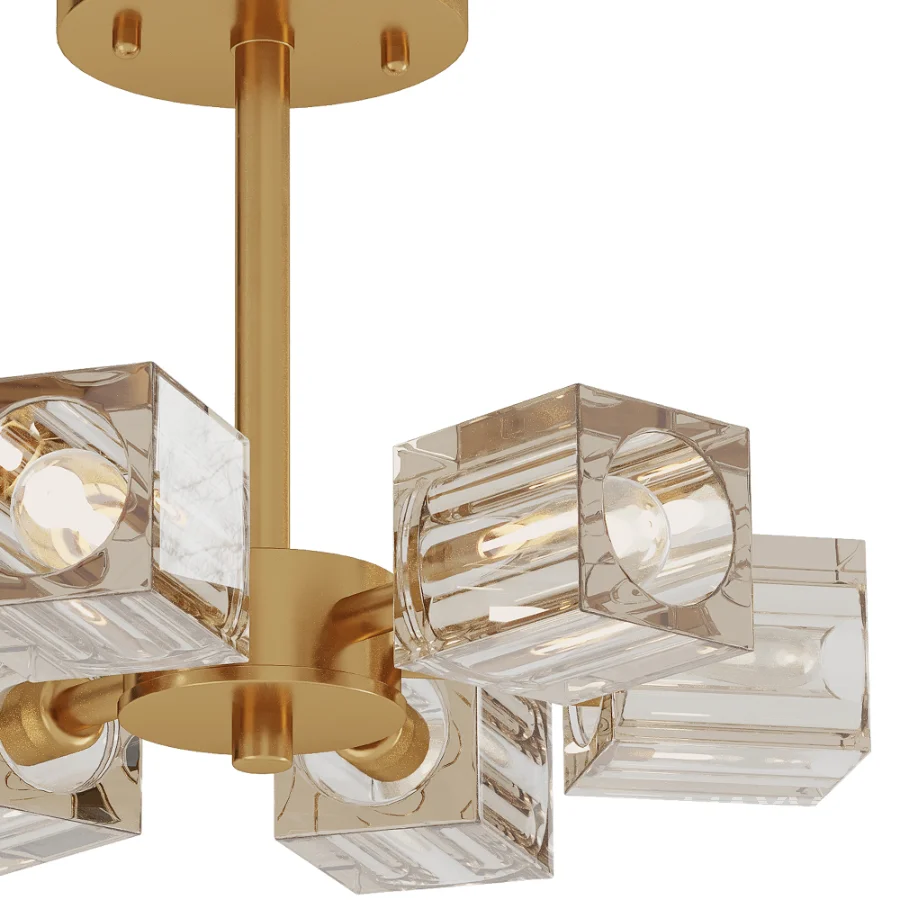 Semi Flush Mount Ceiling Light - Image 3