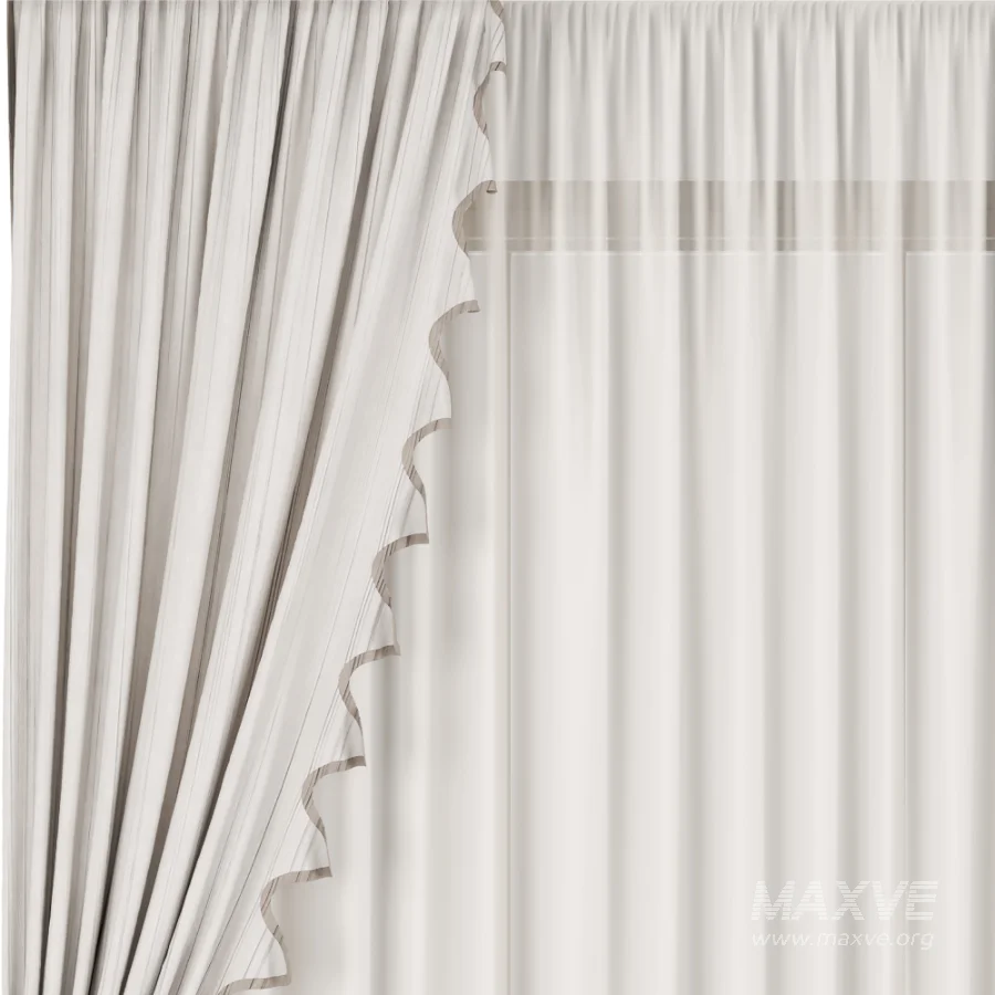 Silk and Cotton Curtain Set 125 - Image 2
