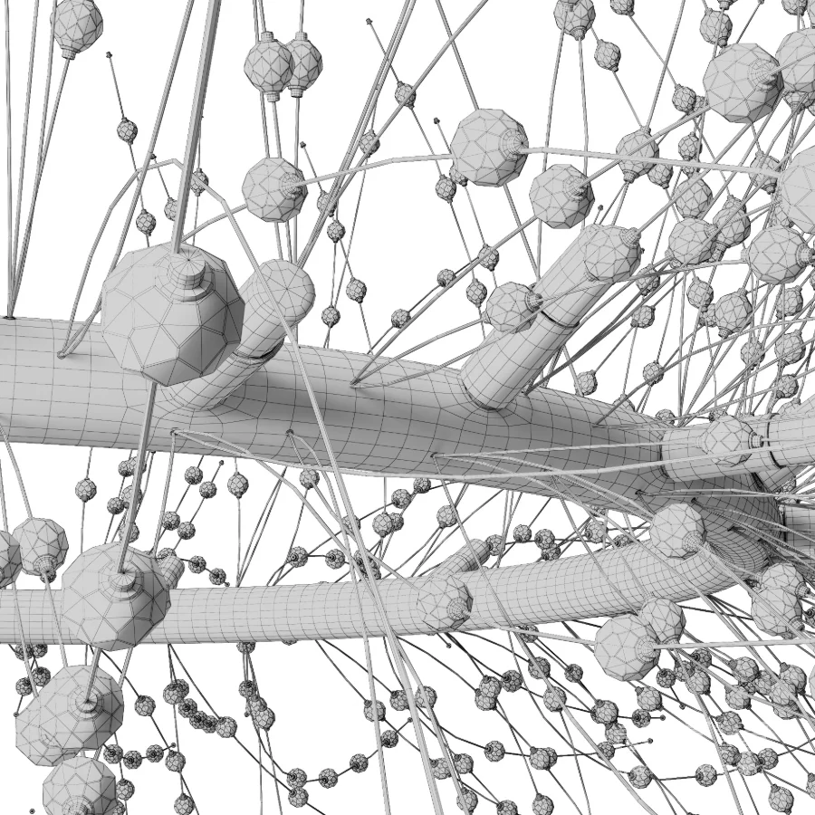 Modern light crystal chandelier - Image 4