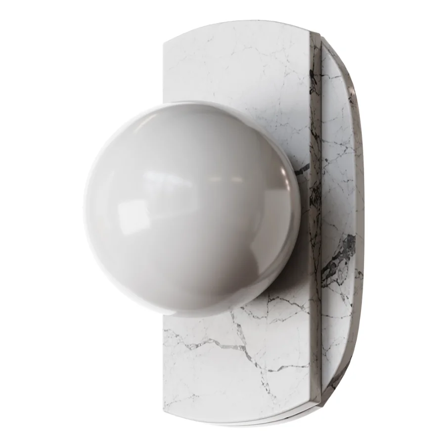Neptune Travertine Wall Sconce - Image 3