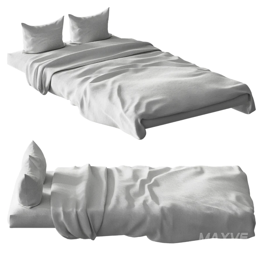 Bedding Set with Pillows and Duvet - Image 1