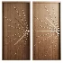 Modernist entry walnut doors collection - Thumbnail 2