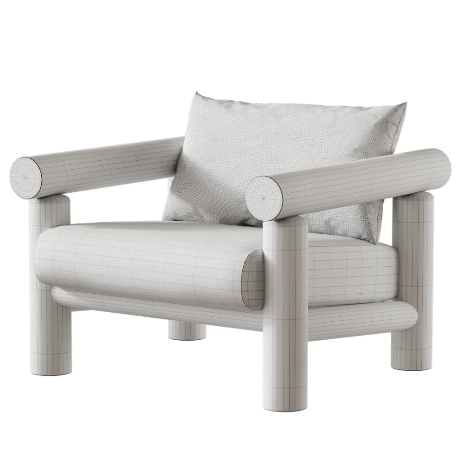 Oxford Wood Armchair - Image 5
