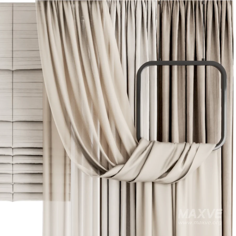 Silk and Cotton Curtain Set 123 - Image 4