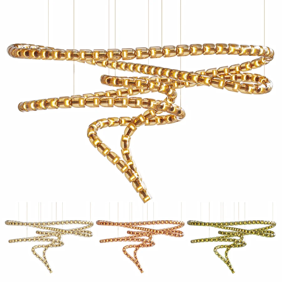 Gabriel Spiral LED Chandelier - Image 7