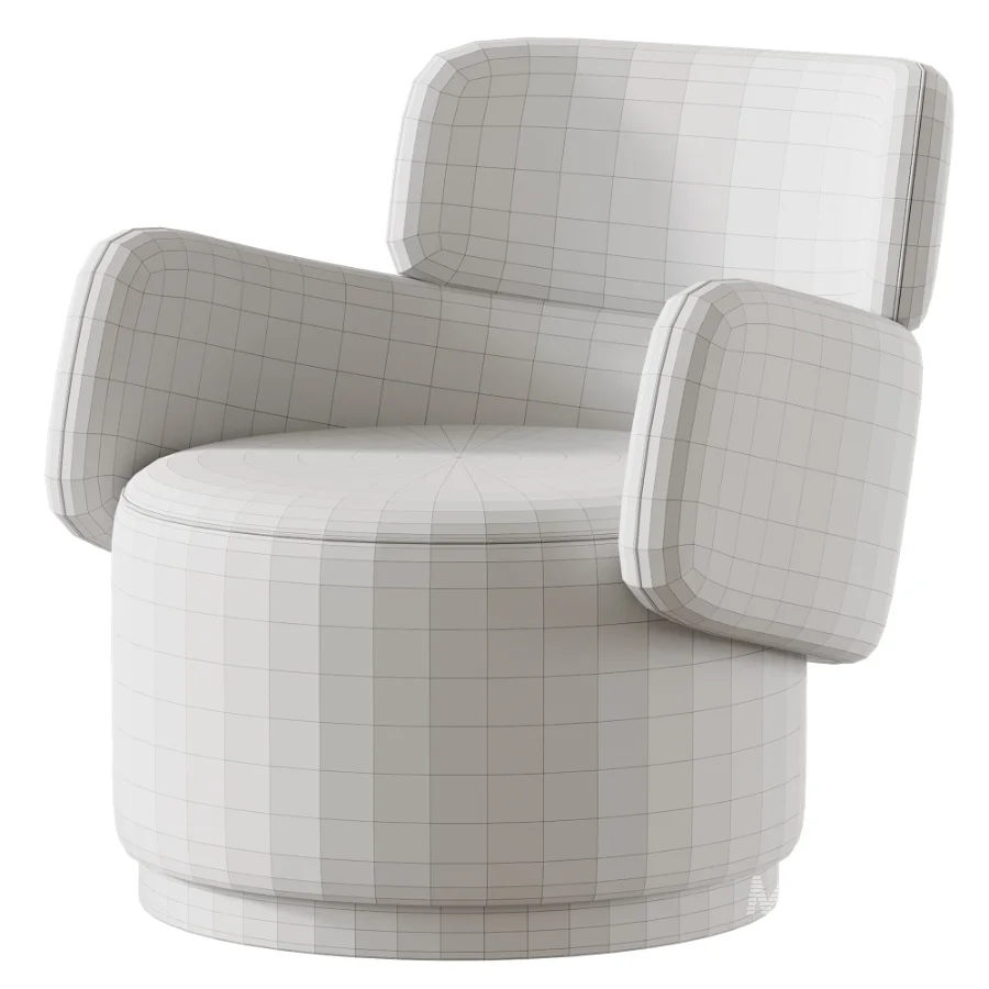 Boris soft enveloping armchair - Image 5