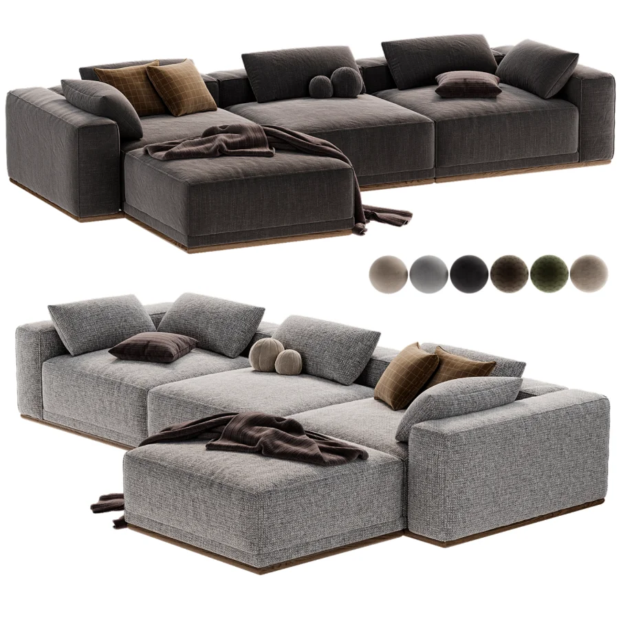Yogi Sofa Chaise Sectional - Image 4