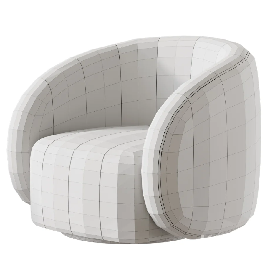 Swivel Accent Armchair - Image 4