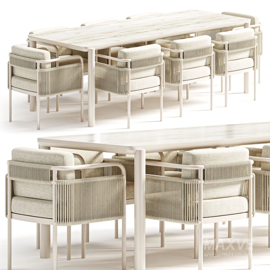 Garden Furniture Part 1 Table Садовая МебельCтол + Стулья - Image 1