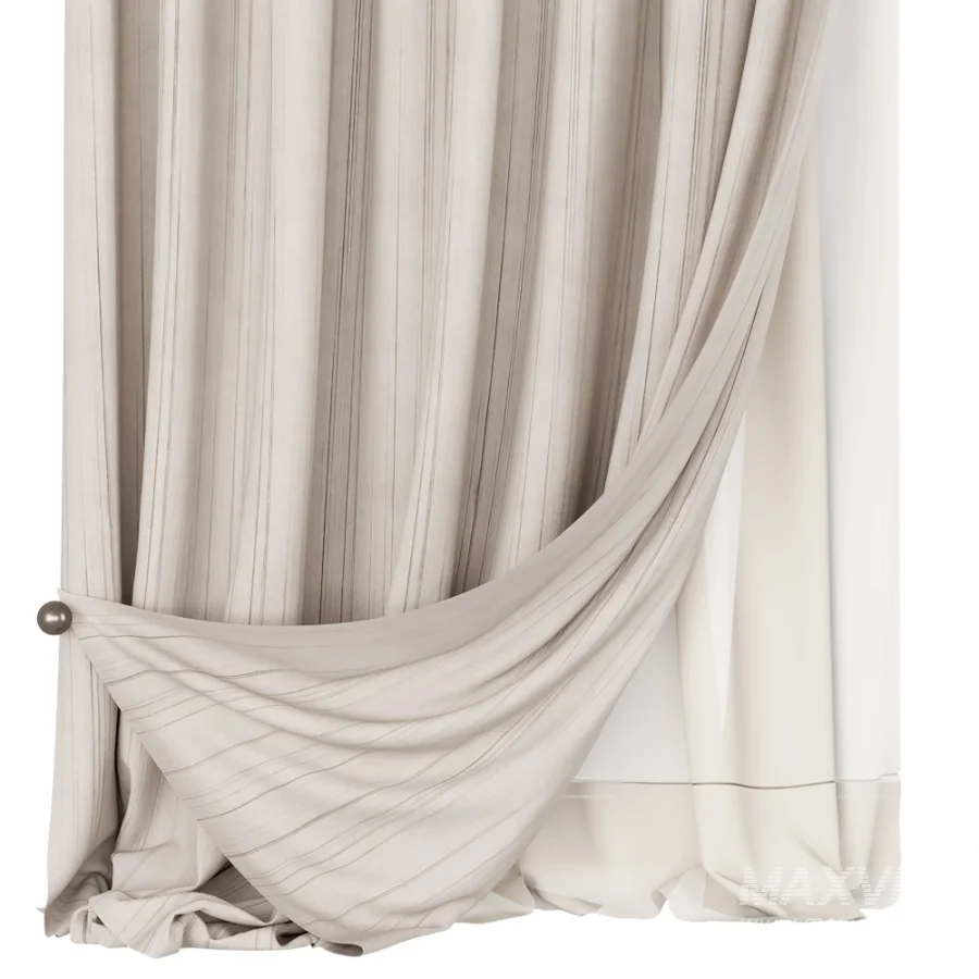 Silk and Cotton Curtain Set 128 - Image 3