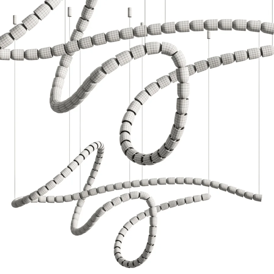 Gabriel Knot LED Chandelier - Image 2