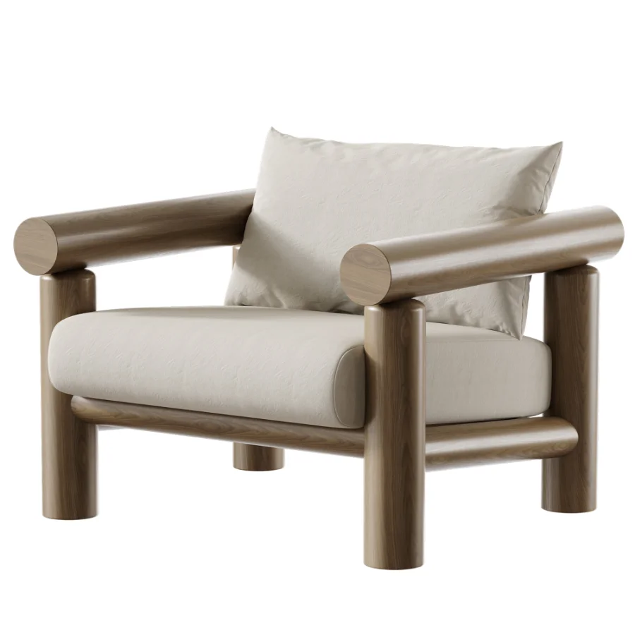 Oxford Wood Armchair - Image 2