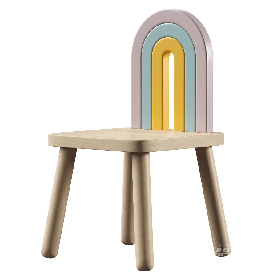 Rainbow Kids Chair - Image 4