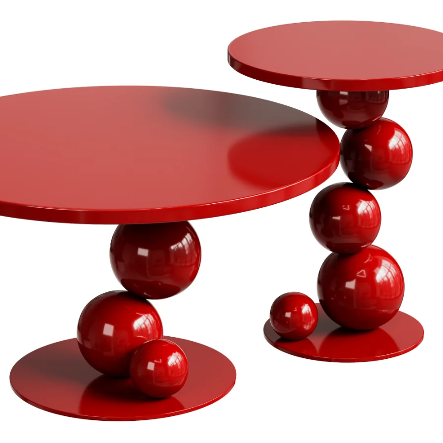 Coffee Table Cherry Set - Image 3