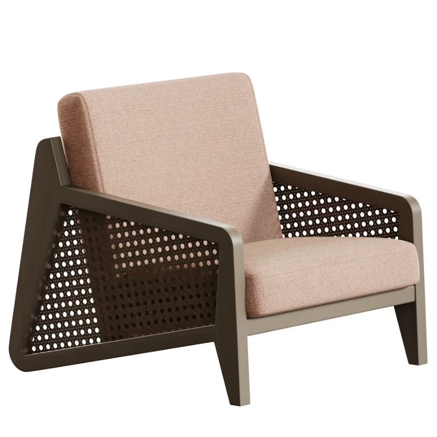 Solid Color Ash Arm Chair - Image 2