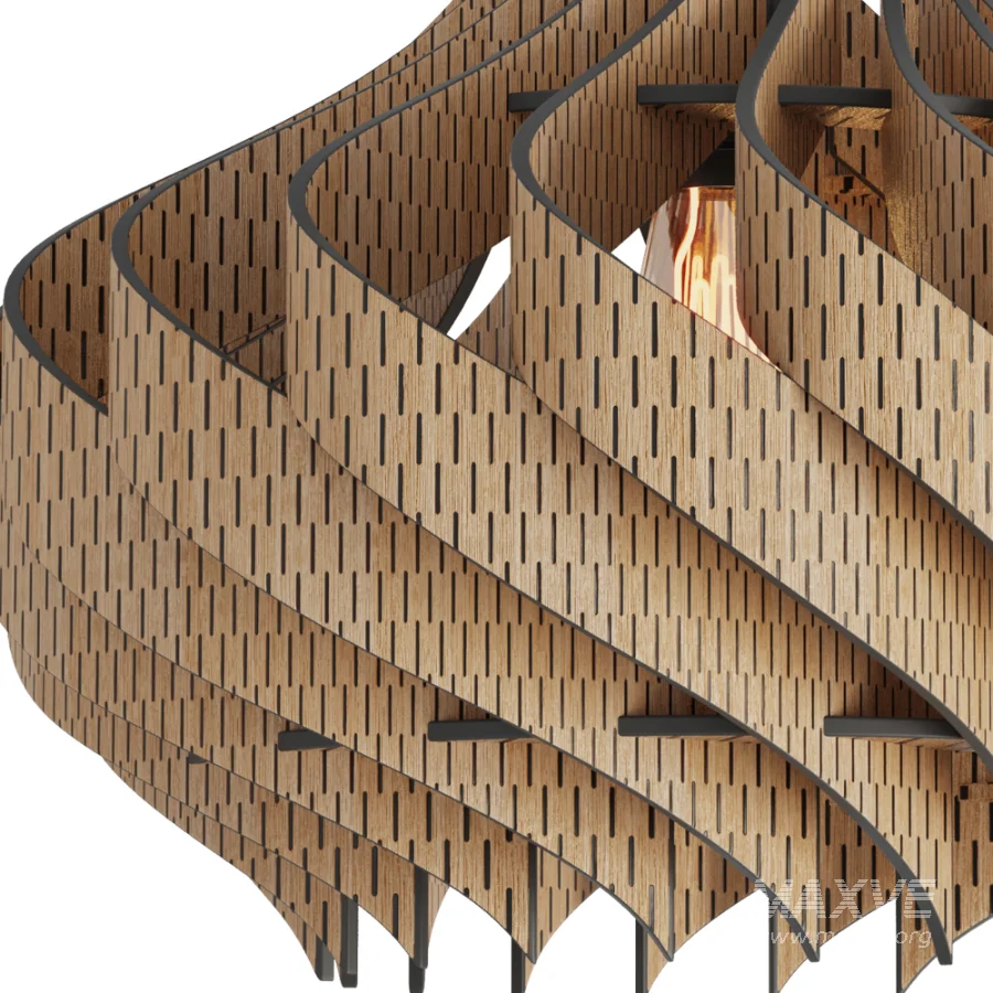 Natural Oak Lamp - Image 4