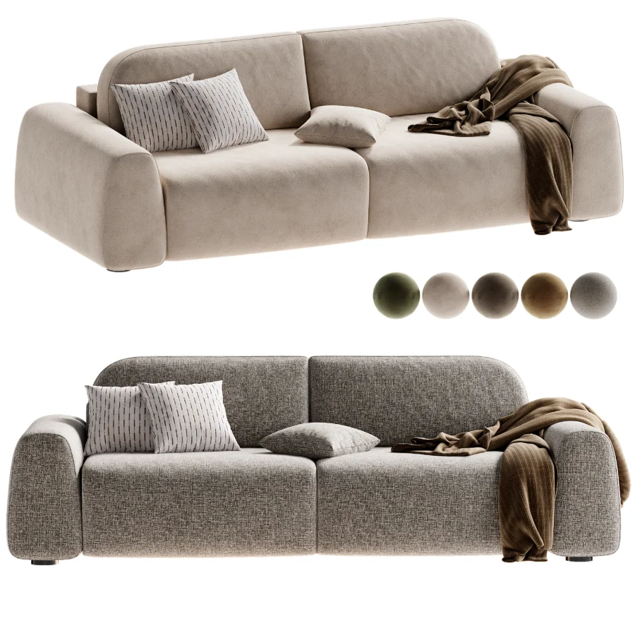 Диван прямой Лилт,divan lilt bucle silver - Image 5
