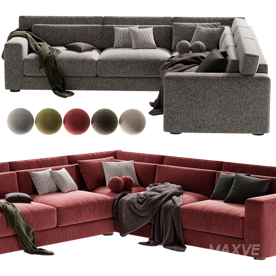Retreat 3 Piece L Shaped Sectional Sofa - Image 4