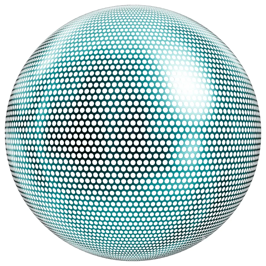 FB327 Metal Patterned circular steel | PBR | 6MAT | 4K - Image 3