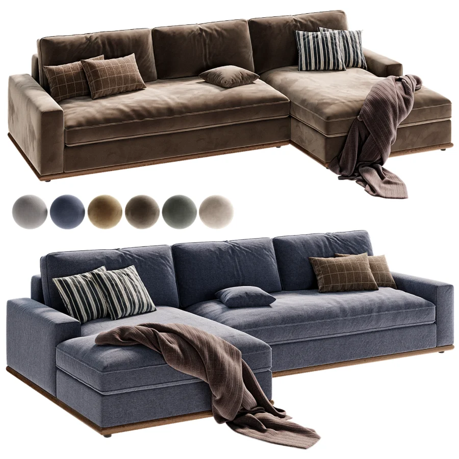 Ethan 2 Piece Chaise Sectional - Image 5