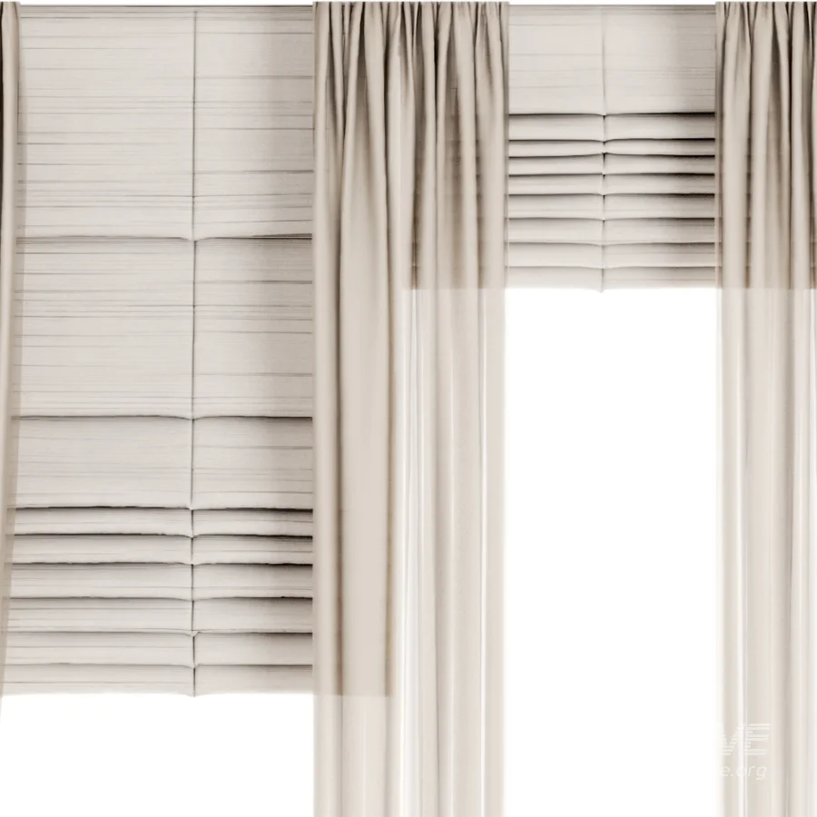 Silk and Cotton Curtain Set 122 - Image 4