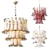 Lonso Taupe Chandelier - Thumbnail 1
