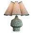 Table Lamp ValueLights Jamie Green Ceramic Table Lamp by Matalan - Thumbnail 2