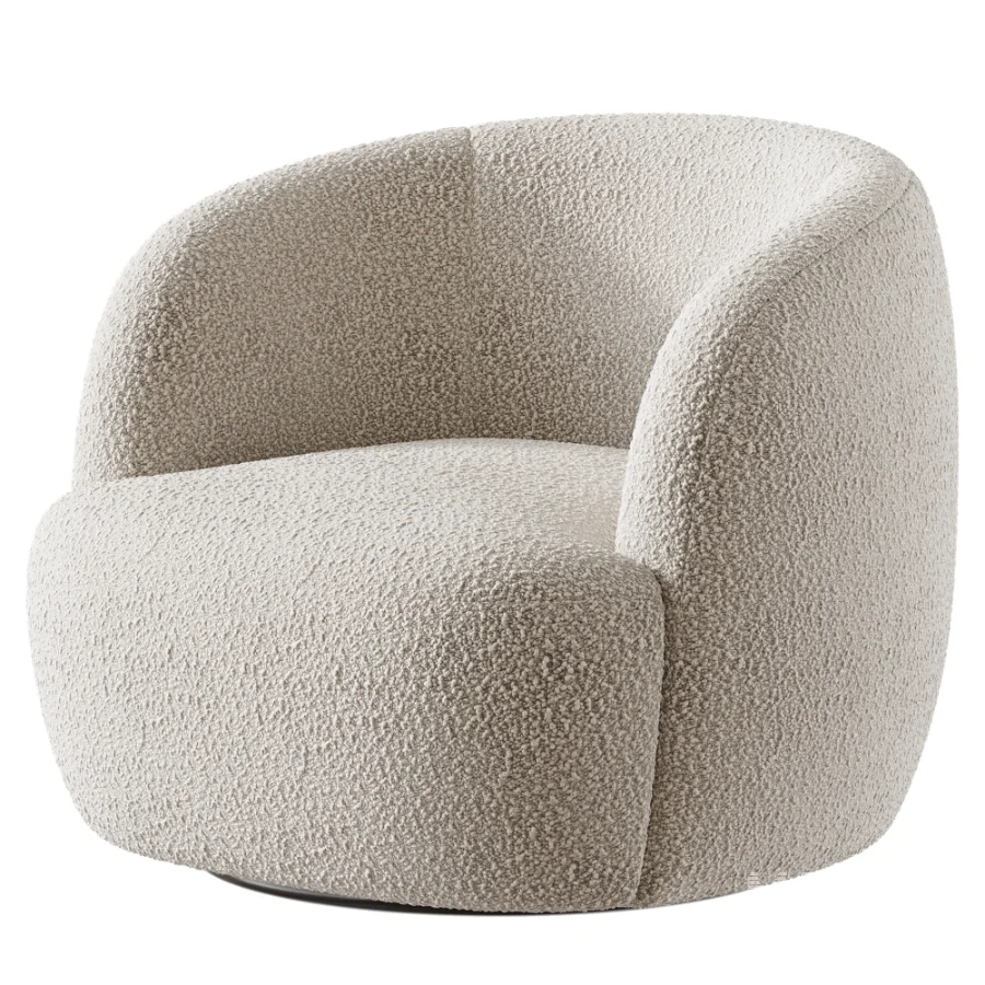Tayson Swivel Armchair Stone - Image 3
