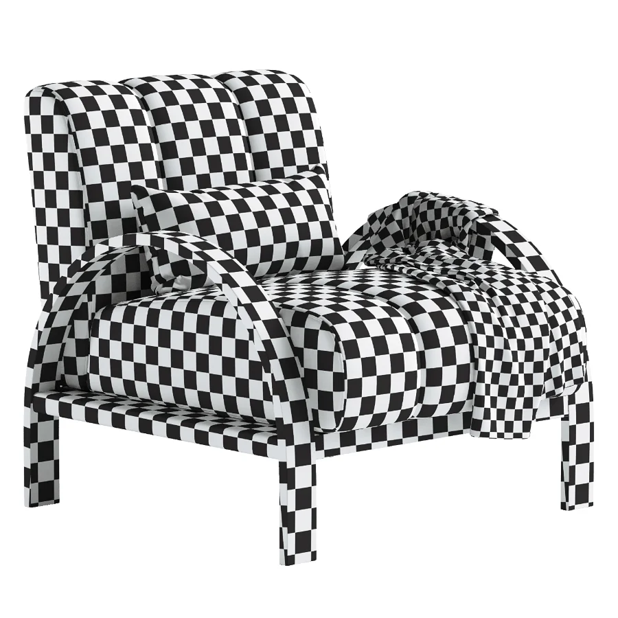 Boucle Ash Wood Accent Chair - Image 7