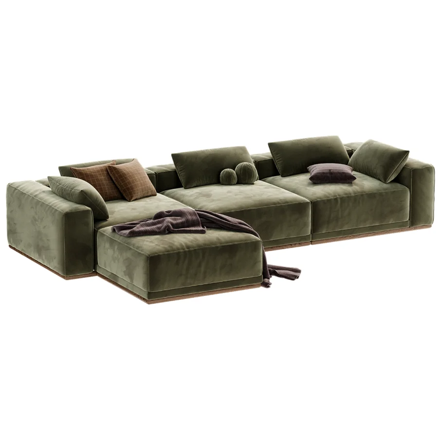 Yogi Sofa Chaise Sectional - Image 1