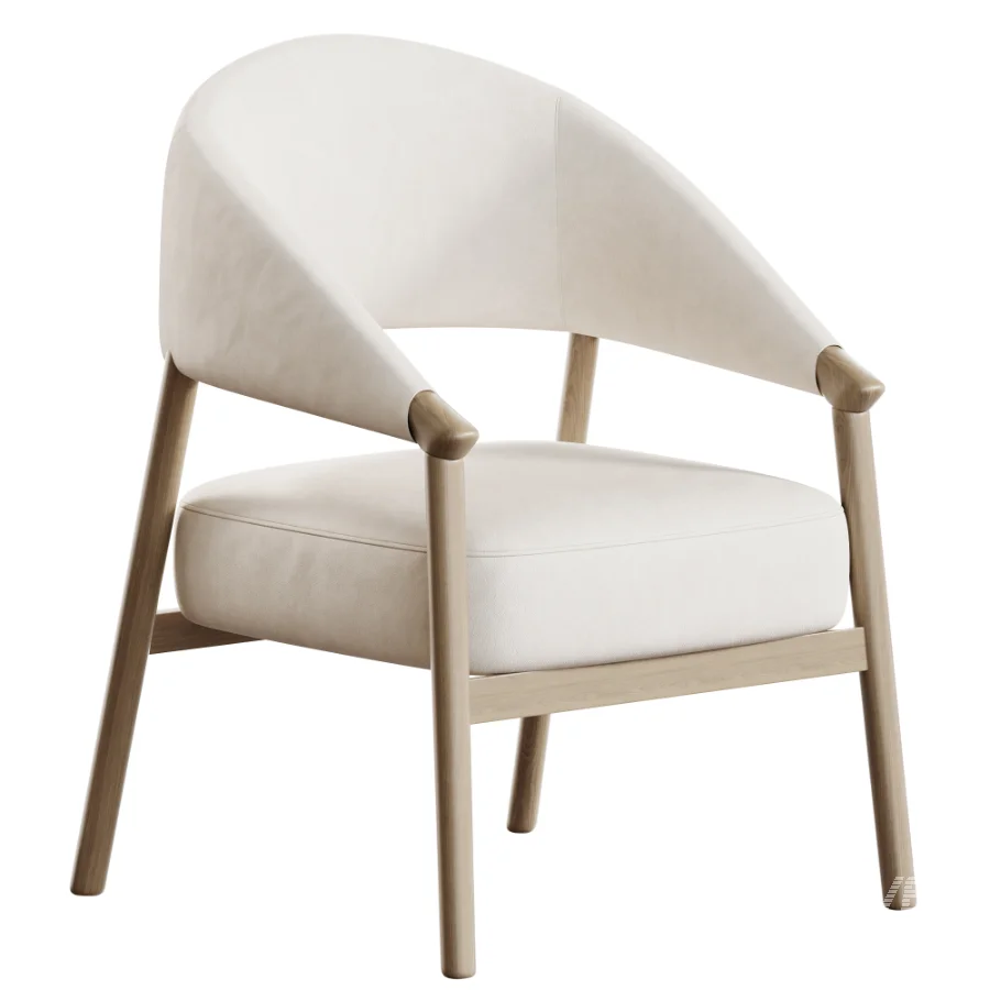 Japandi Accent Chair - Image 2