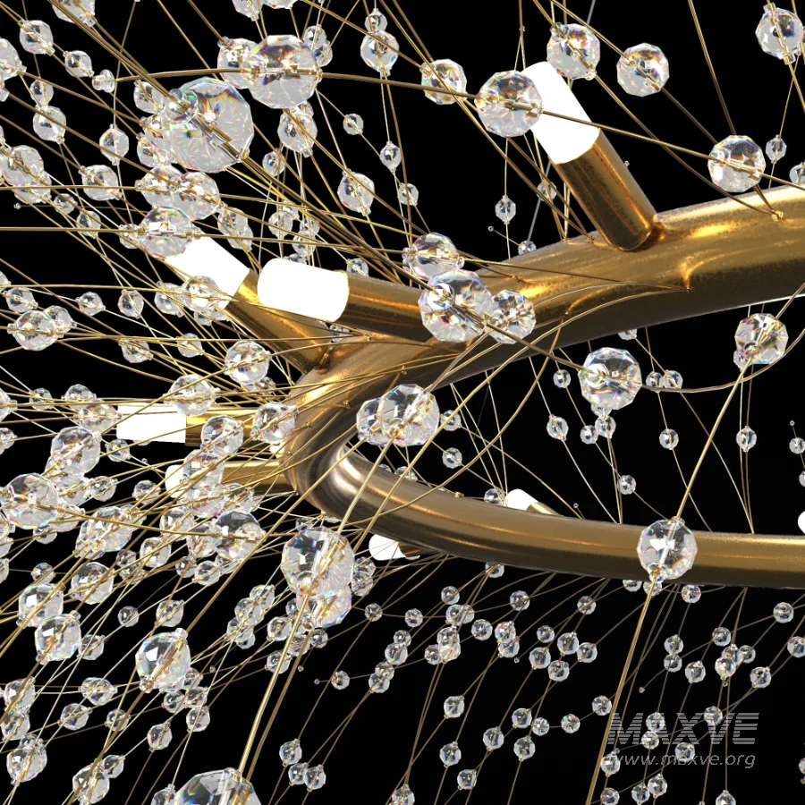 Modern light crystal chandelier - Image 3