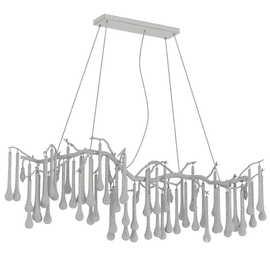 Aqua Makrama Chandeliers - Image 4