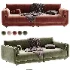 Naples Upholstered Sofa - Thumbnail 4