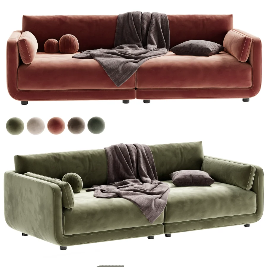 Naples Upholstered Sofa - Image 4